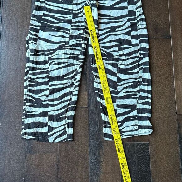 Zara studio pants women’s size small zebra print baggy grunge skater - Picture 6 of 8